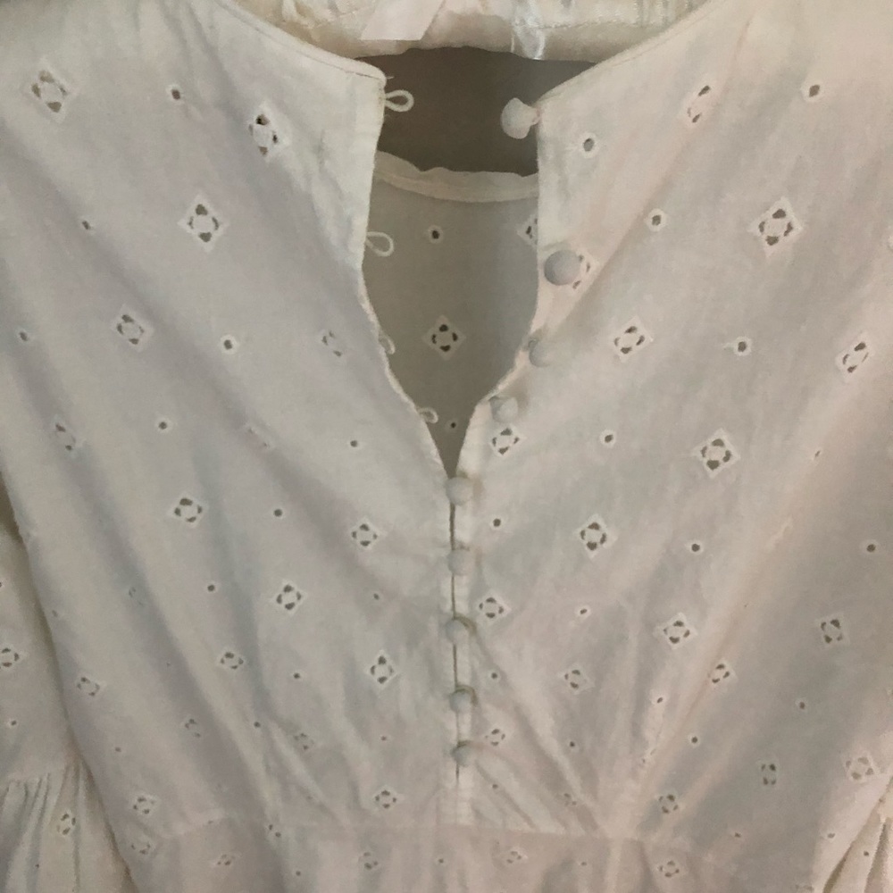 SOLD DONT BUY Doen Noisette dress in white - M - Picture 5 of 6